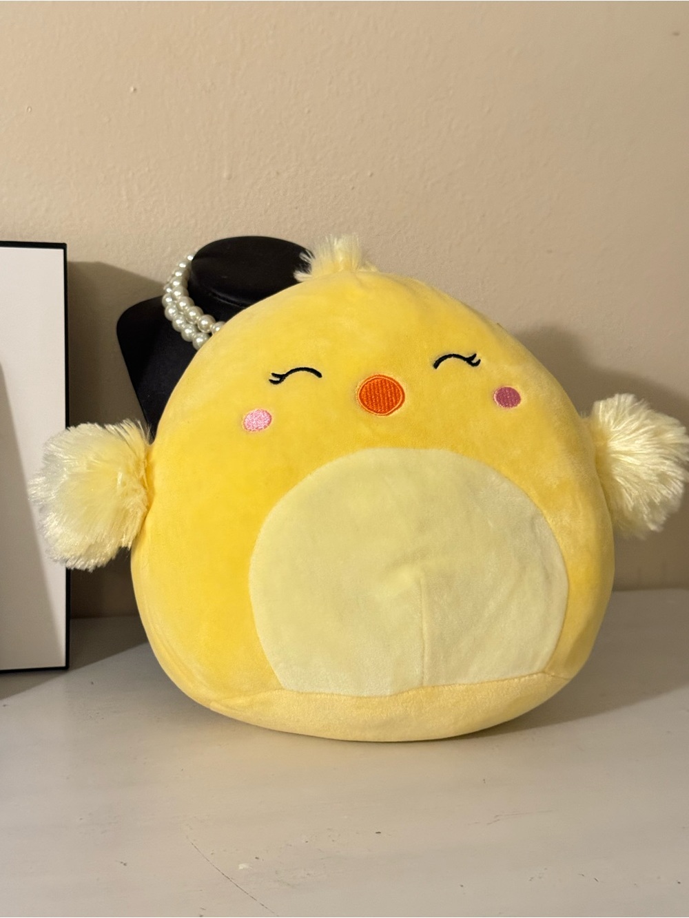 Squishmallows Yellow Plush Chick Shoulder Bag